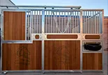 Why is hot galvanized required for horse stables?