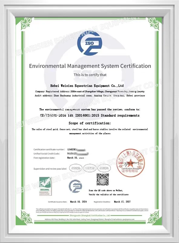 VSN IS014001 - 2015