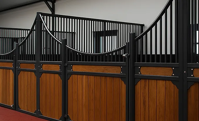 Solutions for 11 Horses Stable Stalls at a Suburban Farm in the Netherlands