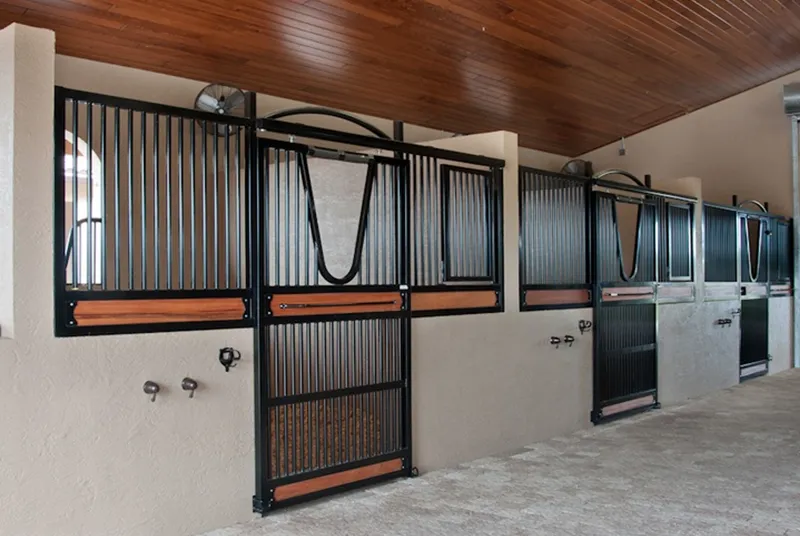Customized Wooden Hinged Horse Stables – Elegant Arch Dutch