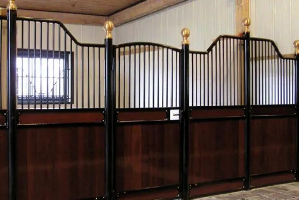 Customized Wooden Hinged Horse Stables – Elegant Arch Dutch